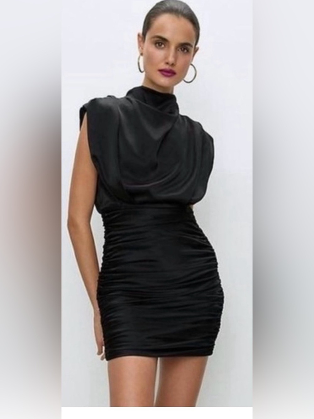 NWT Aritzia Babaton Hasek Dress Black Size 0